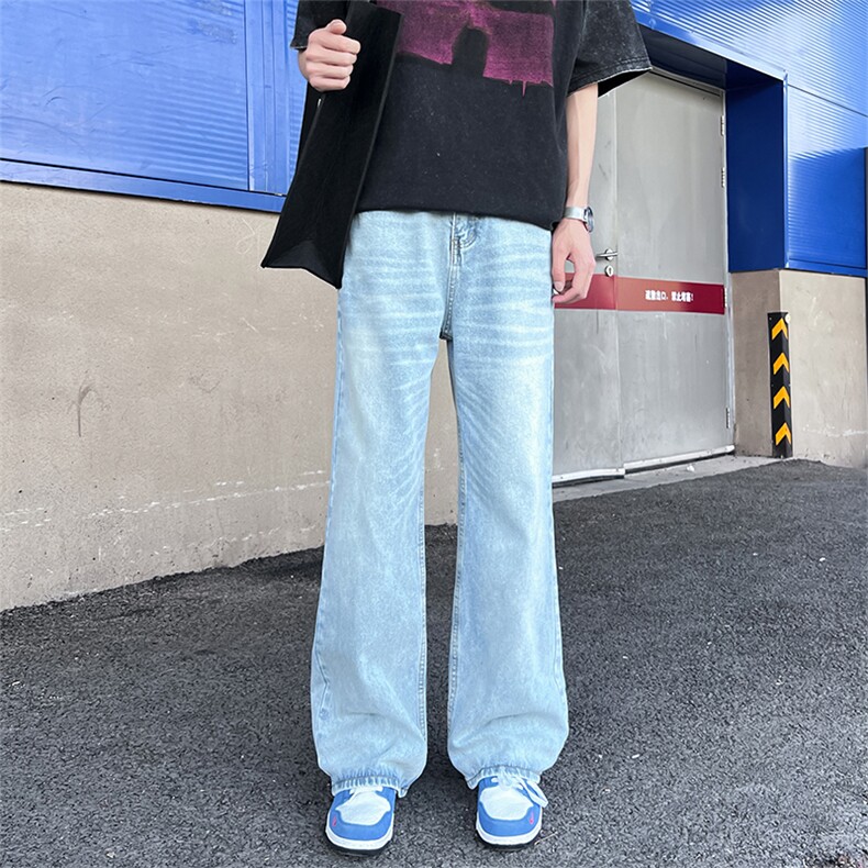 高品质外景蓝冰色猫须裤610A-1-YK876-P58图片