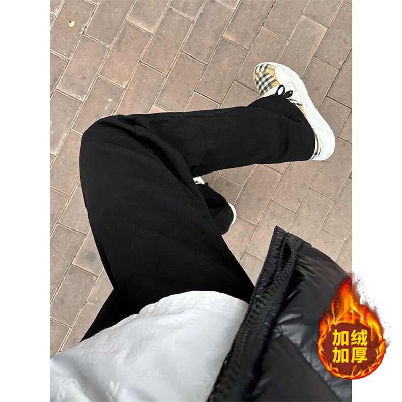 B221 美式ins高街加绒加厚牛仔裤 LK23010-P60 控78 加绒P70 控98图片