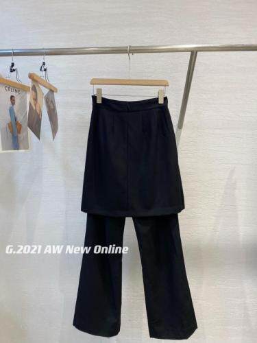 秋季新款围裙设计西装裤尺码SM，女装休闲裤，G