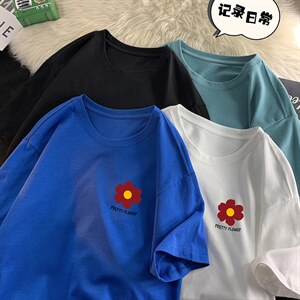 DX17257-P20 纯短袖t恤男大码半袖打底衫宽松体恤衫  平铺图片
