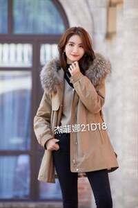 短款派克羽绒服，,女装羽绒服,杰菲娜