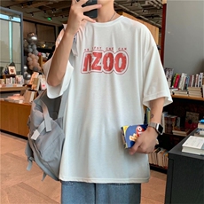 短袖印花百搭半袖上衣夏季潮t恤潮牌男装休闲薄款体恤T667-P28，男装T恤，星座512-2