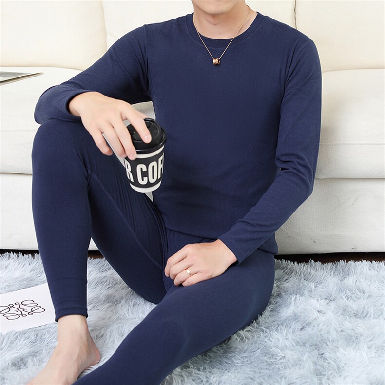 保暖内衣男士秋衣秋裤青年德绒打底衫套装TZ8051-P42,男装T恤,星座310B-3
