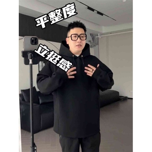 气质日系ins潮流原宿简约文艺新款慵懒流行百搭时尚连帽卫衣图片