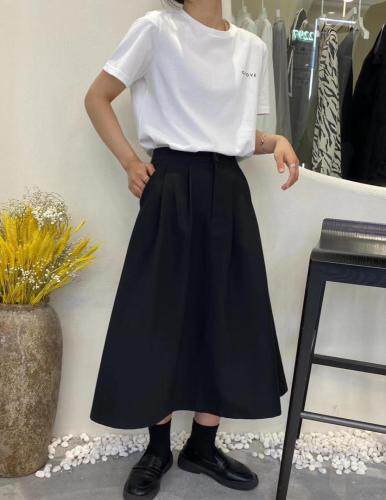 现货！字母T和大摆A字半裙sm，女装半身裙，bella