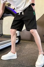 23华夫格短裤男夏季复古休闲裤子运动风宽松五分裤DK22P28控39，男装牛仔裤，电商B413