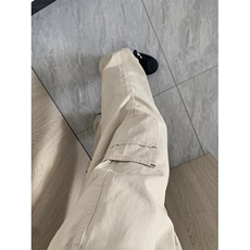 美式复古水洗阔腿工装伐木裤男女潮牌直筒宽松休闲裤子-XXD43，男装工装外套，星座208-5