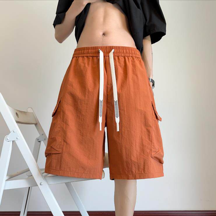 夏季高级感短裤时尚休闲扎染多口袋运动宽松休闲五分裤DK258,男装牛仔裤,星座310B-1