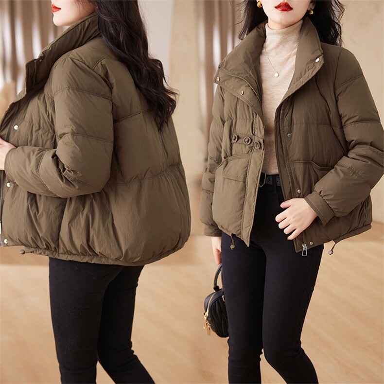 余墨2023冬季新品时尚休闲保暖羽绒服8716，女装羽绒服，余墨