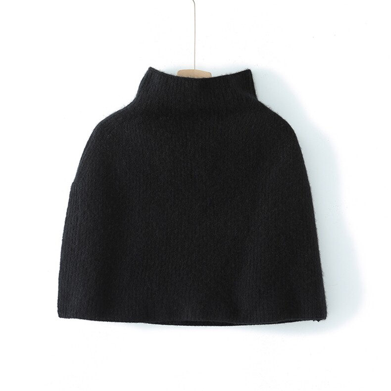 秋冬必备简约百搭羊绒披肩时尚慵懒风保暖外套，披肩，蒙娇羊绒