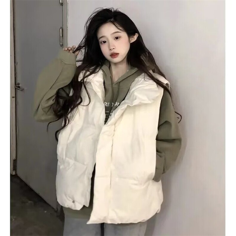 美式冬季棉马甲男加厚保暖棉服外套复古韩版潮流宽松情侣棉袄外套,男装棉衣,星座516A
