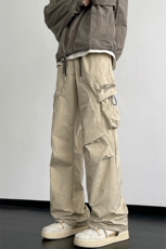 高街工装裤男秋季新款美式机能字母印花休闲裤子-A1339TP55控78，男装工装外套，电商B241
