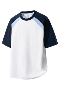 美式运动球服短袖男夏季潮牌重磅纯棉宽松休闲凉感t恤HH5712-P25图片