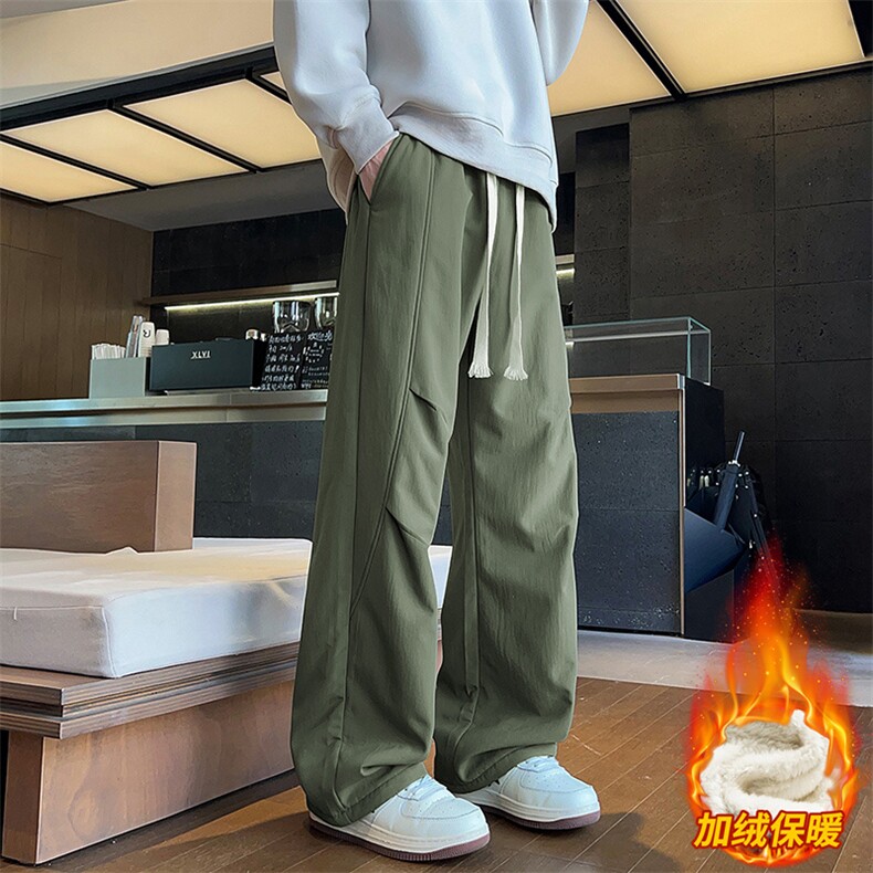 男士冬季2025新款加绒加厚棉裤冲锋休闲长裤JR29180-特P40，男装棉裤，星座610（原A335）