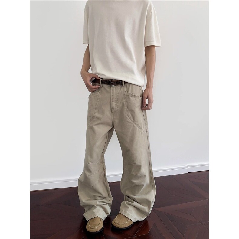 洗水棉长裤#卡其色S-3XL#网络图310A-4-A112-P65,男装牛仔裤,星座310A-4