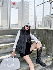 休闲马甲，女装马甲，百变诱惑