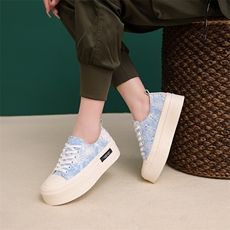 新款小白鞋女2023春季女士厚底鞋女休闲单鞋板鞋女款潮鞋帆布女鞋，女鞋帆布鞋，电商A223