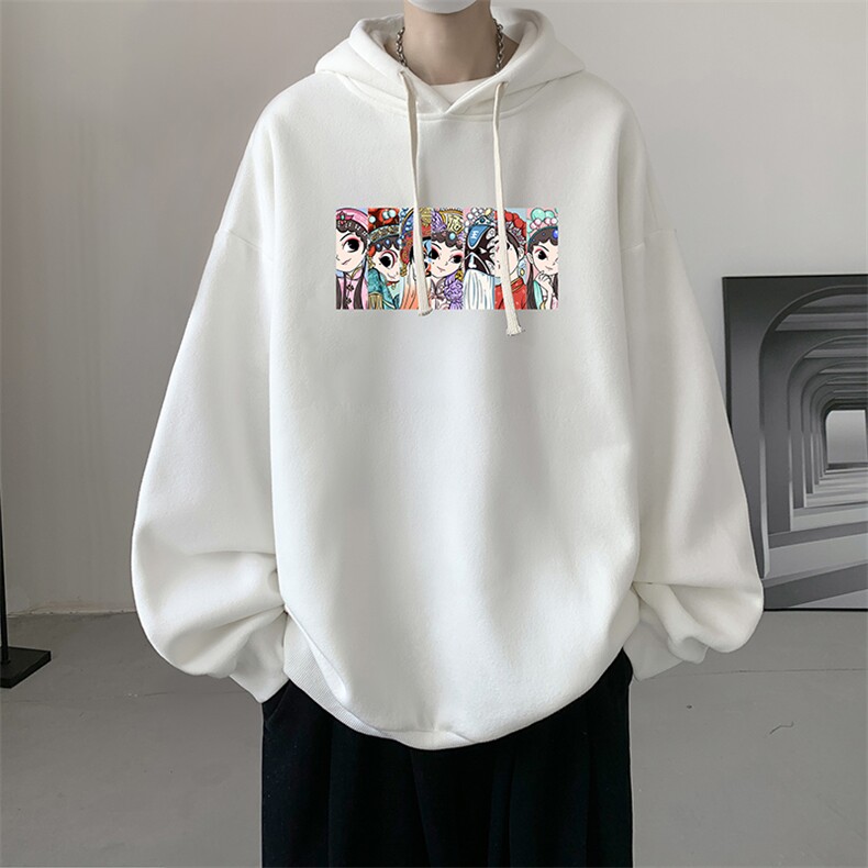 连帽卫衣男大码运动服帽衫外套WY2250-P35加绒款-P40,男装卫衣,电商A040
