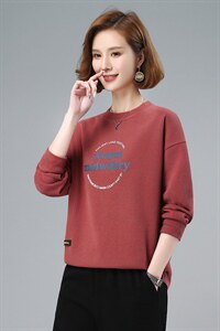 2021春季新款时尚印花字母套头卫衣图片