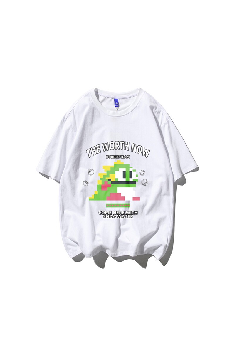 T恤潮流圆领男港风印花2026夏季新款短袖DS-B299-ZY1873特批P25,男装T恤,电商A061-1
