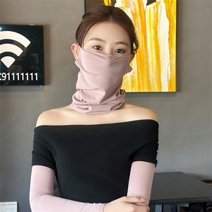 鲨鱼挂耳脖套男女同款时尚百搭夏季图片