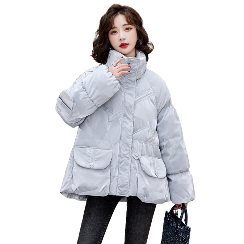 羽绒服新款2022年冬季女装时尚大气修身中长款90白鸭绒韩版羽绒服,女装羽绒服,卡杰菲