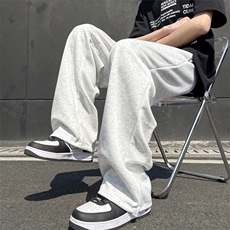 休闲裤男士韩版潮流卫衣裤帅文艺2024春夏季ins宽松长裤K5120-P35，男装休闲裤，星座412-2