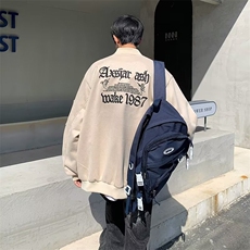 麂皮绒刺绣美式秋冬季新款外套HY152P78，男装夹克，星座1116-2
