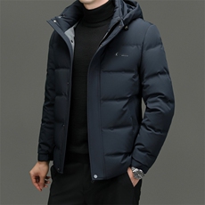 DF8896钱塘2020-2新款时尚休闲有帽简约中年男士羽绒服P245，男装羽绒服，钱塘207-2
