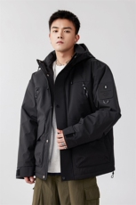 2024新标80羽绒服重磅连帽保暖潮外套A436-972-P225控价298，男装羽绒服，电商A436