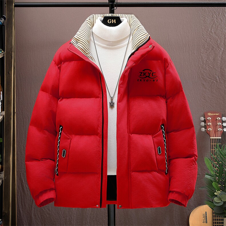 冬季加厚棉衣男休闲时尚青年立领棉衣百搭棉服外套M1802-P88,男装棉衣,星座310B-3