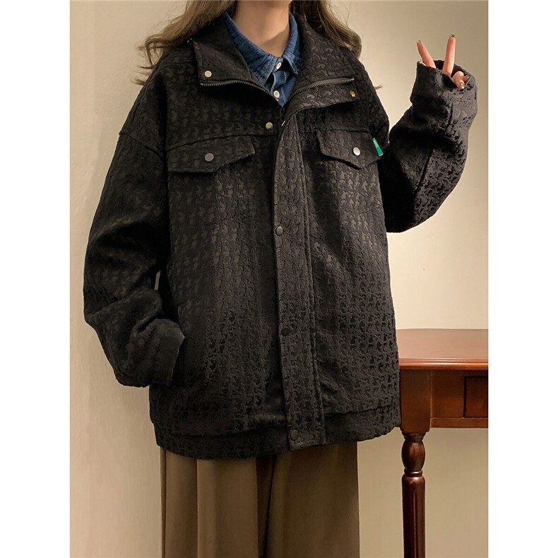 小香风美式牛仔夹克女大码夹克男中性风黄底外套JK8740P125控168，男装夹克，星座227-7