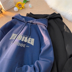 字母网红印花LOGO男女情侣潮牌连帽卫衣，男装卫衣，星座310A-4