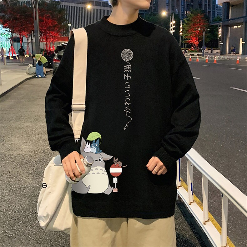 M18152-P45 加绒款-P65半高领毛衣男士大码针织衫男毛线衣男图片