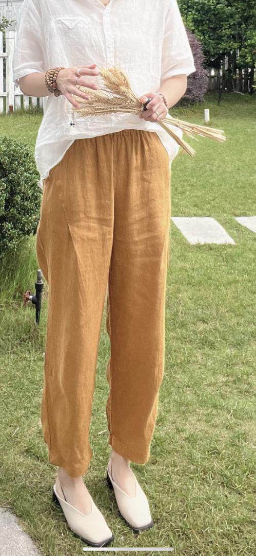 纯苎连衣裙小衫裤子裙子衬衣 时尚风 风淑女风休闲风，女装连衣裙，川哲