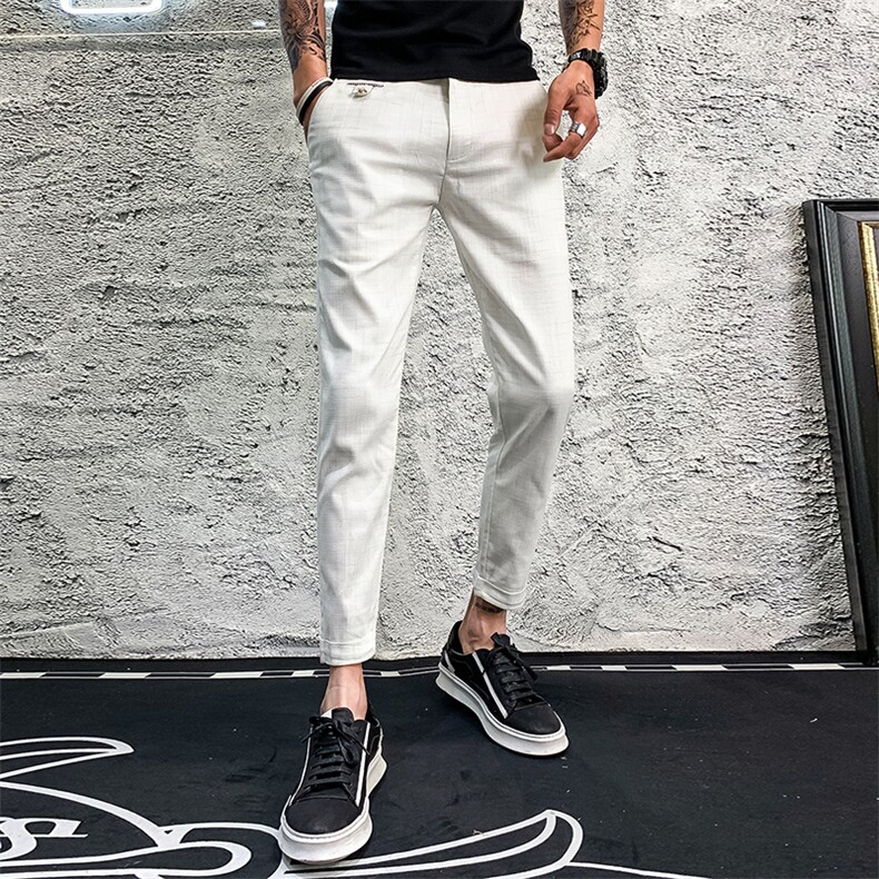处理社会小伙休闲裤男九分裤9913-总数600条,男装休闲裤,电商C301