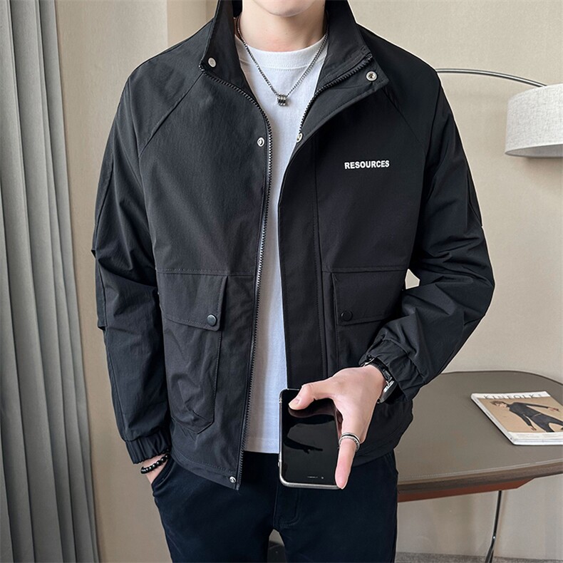 店主风立领品质外套春秋男装夹克B317-1806-P85,男装夹克,电商B317