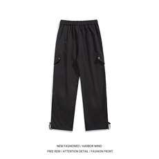 秋季新款潮流口袋褶皱设计百搭防水冲锋裤B315-K23522-特p30控58，男装休闲裤，电商B315