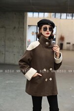 绵羊毛大衣，其它，水恋百合