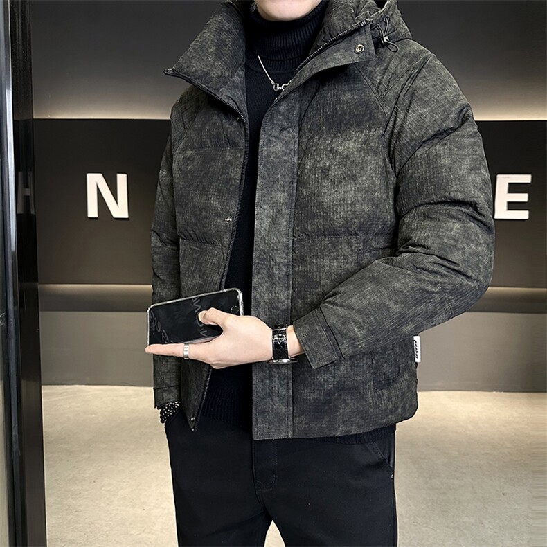 L-4XL6628-P225标50绒扎染渐变连帽羽绒服男，男装羽绒服，电商B321-1