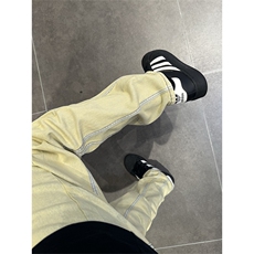 【网图】黄泥色拼接牛仔裤男款夏季美式复古vibe裤子CCNZ09-特P48，男装牛仔裤，星座1007（原301D）