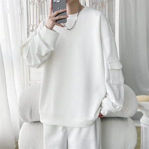 S2602/P35春装新款现货卫衣男立体袋个性T恤宽松大码上衣图片