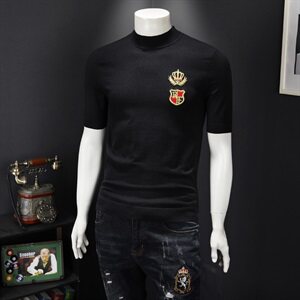 2021秋冬新款男士半高领短袖毛衣 QT711-1005-P75 大货 假模 偏大图片 2021秋冬新款男士半高领短袖毛衣 QT711-1005-P75 大货 假模 偏大图片