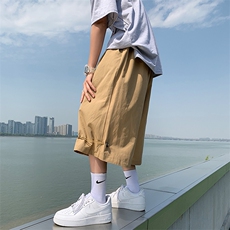 七分短裤男夏季ins潮牌百搭短裤港风宽松日系外穿潮流裤DK15-P25，男装休闲裤，星座1008-1
