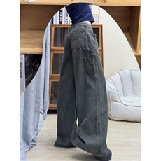 美式复古阔腿牛仔裤ZK0441-P45，男装牛仔裤，星座313A(原308A-2)