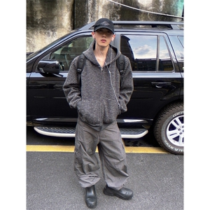 条纹连帽拉链外套衫卫衣 WY183 特P81图片