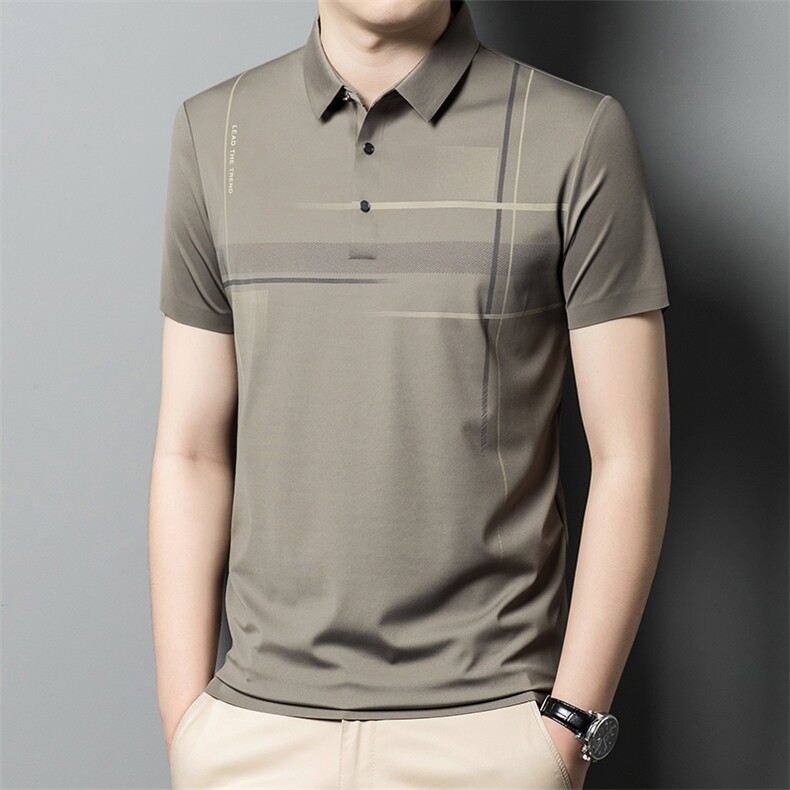 DW23181夏季新款男士T恤衫翻领速干服P63,男装T恤,电商B360