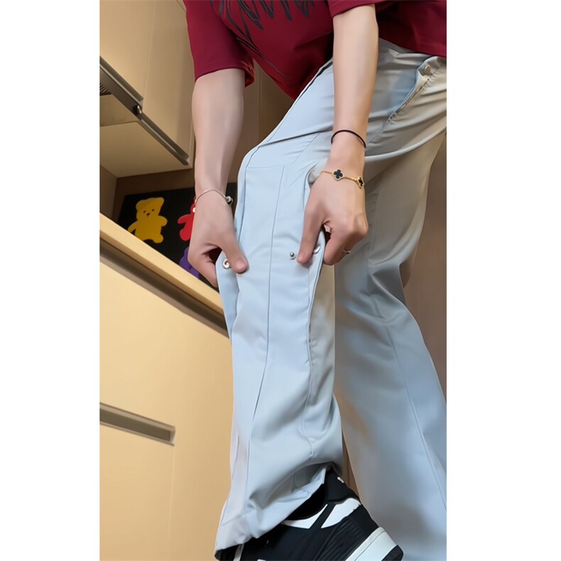 夏季冰丝速干冲锋裤美式潮流微喇休闲裤AK682-P55,男装休闲裤,电商A337