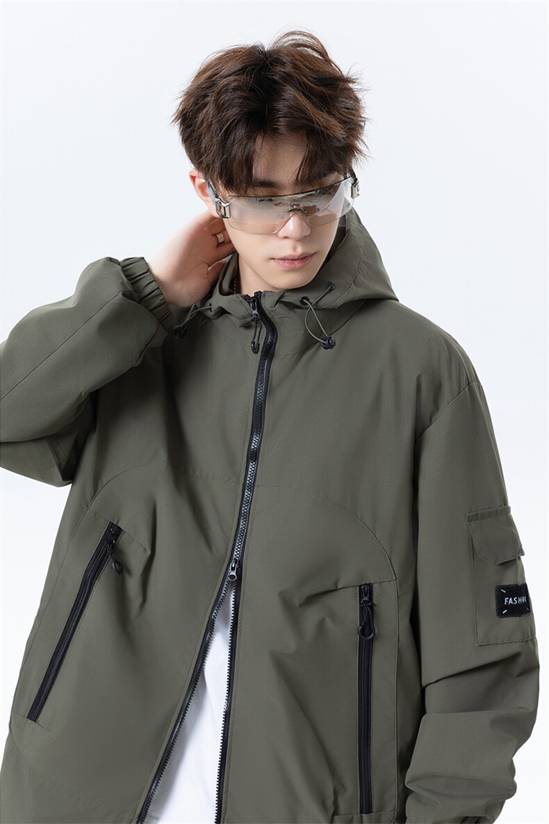 冲锋衣设计感外套男女同款高级感户外登山服F789-特价P40,男装夹克,电商A007