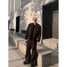 【有货】内衬红色飞行夹克外套棒球服JK507特P67，男装夹克，星座908-1